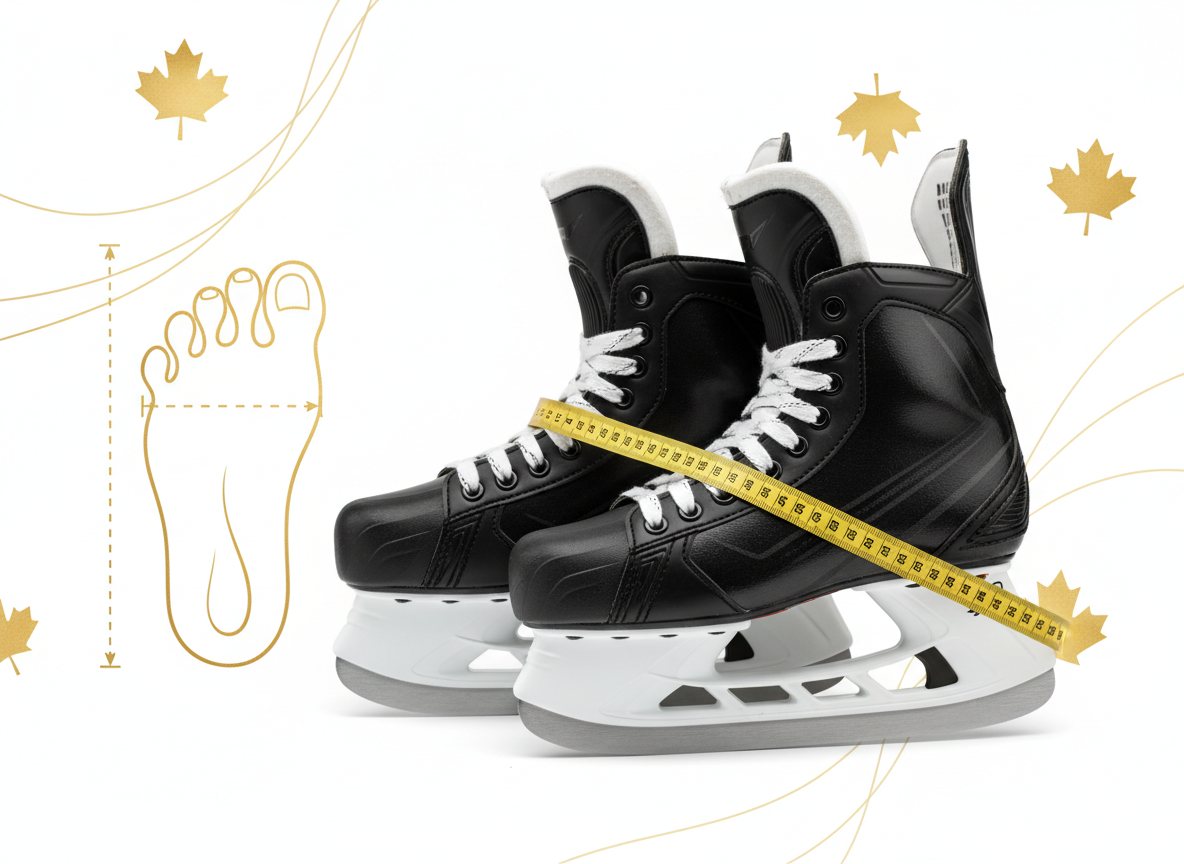 Guide de taille pour patins de hockey (2026) : Comment mesurer, ajuster et éviter les erreurs coûteuses