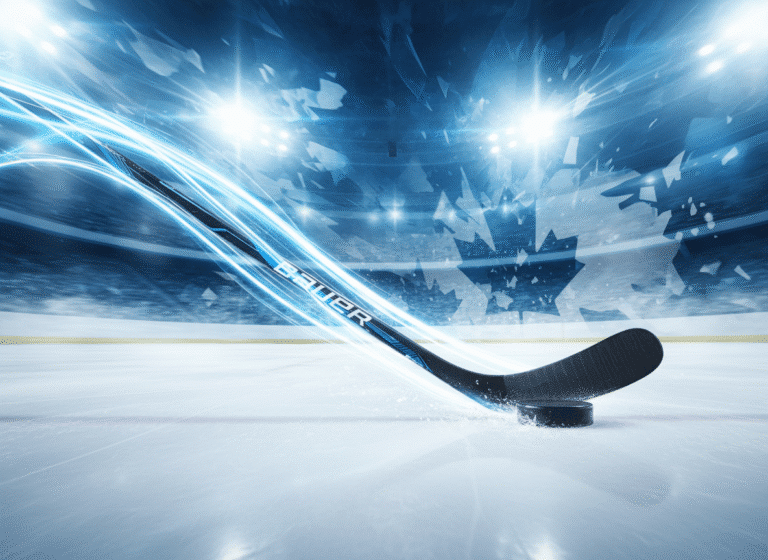 bauer hockey gear deals canada – hockey stick on ice during game